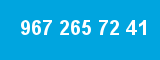 967 265 72 41 967 265 72 41